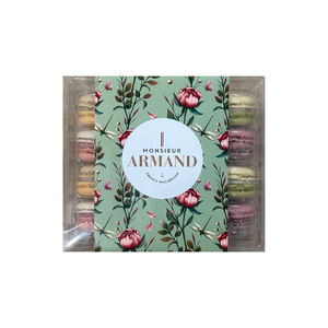 MONSIEUR ARMAND Box of 12 vegan macarons
