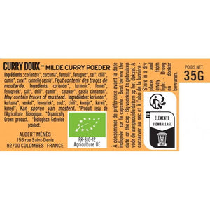 ALBERT MENES Organic Curry 35g