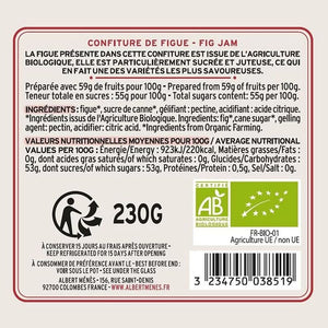 ALBERT MENES Organic Extra Fig Jam 230 g