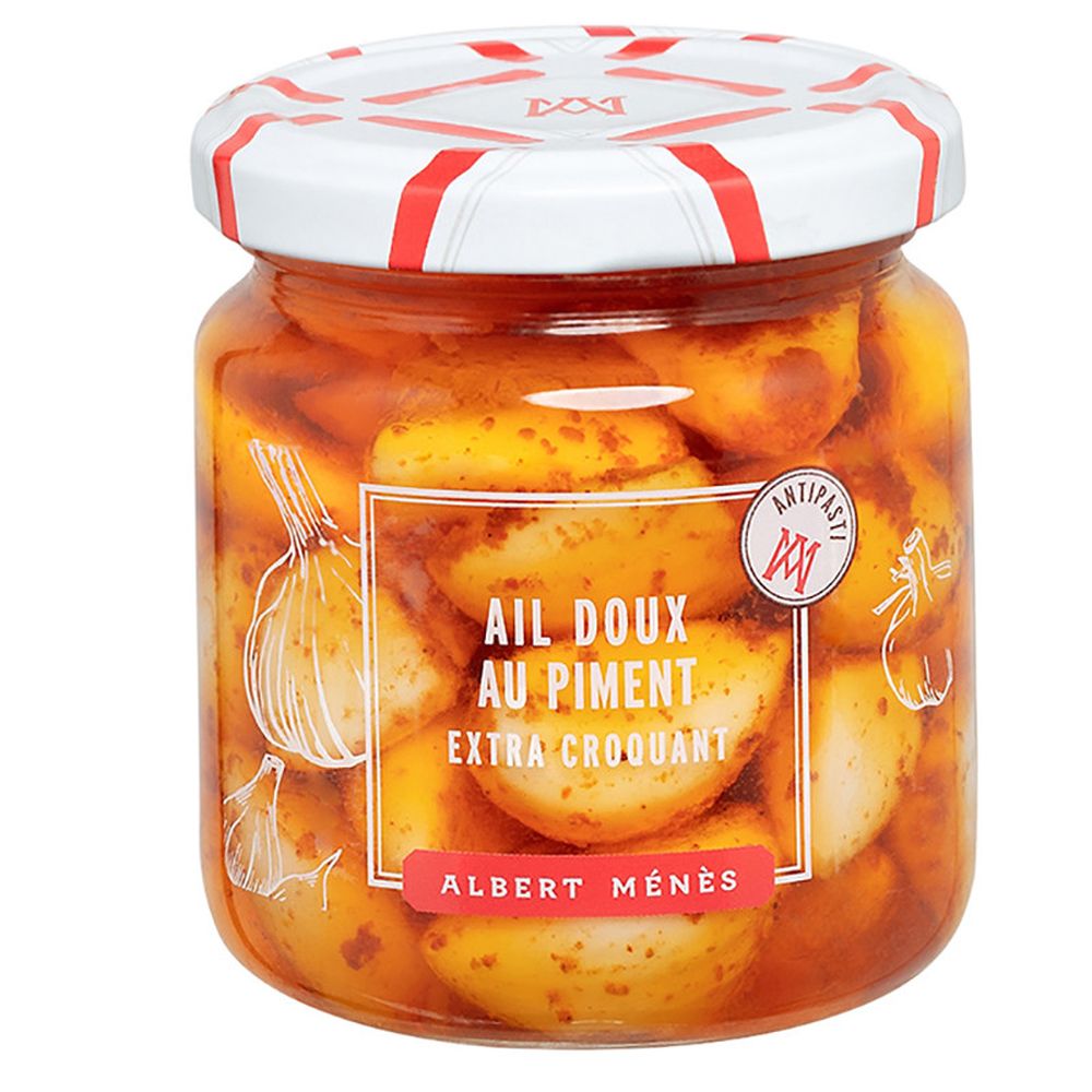 ALBERT MENES Sweet Garlics with Pimentos 120 g